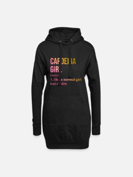 Capoeira Capoeira Capoeira - Hoodie-Kleid - Schwarz