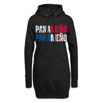 Drapeau panaméen, fierté panaméenne - Sweat-shirt à capuche long Femme - noir - Devant