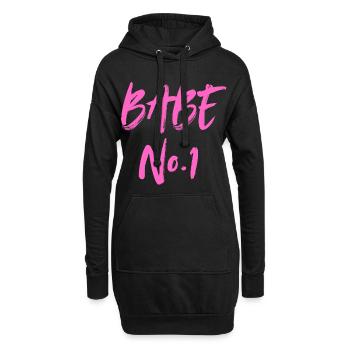 BABE No. 1 - Hoodie-Kleid - Schwarz - Vorne