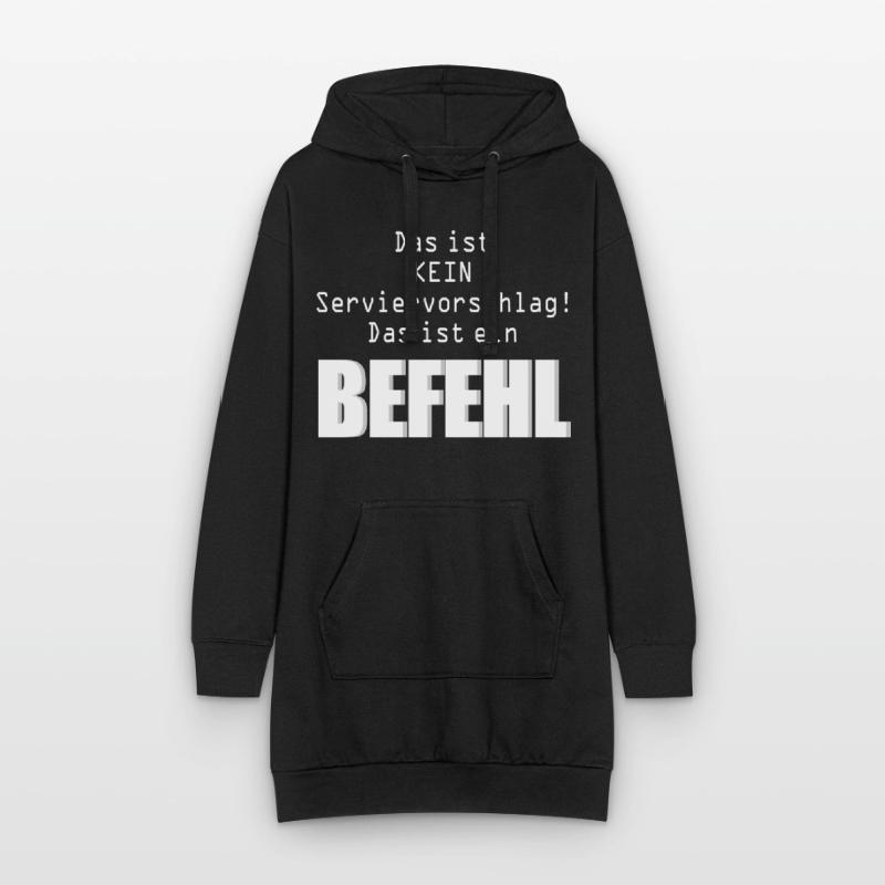 Befehl Humor Beruf oder Lehrerhumor Hoodie-Kleid