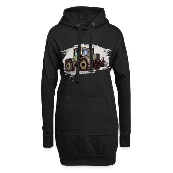 MB-trac 1300er mit Gewichten - Hoodie-Kleid - Schwarz - Vorne