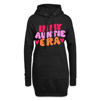 Déclaration de l’époque de ma tante - Sweat-shirt à capuche long Femme - noir - Devant