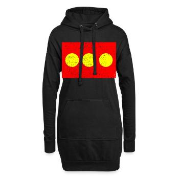 Christiania - Hoodie-Kleid - Schwarz - Vorne