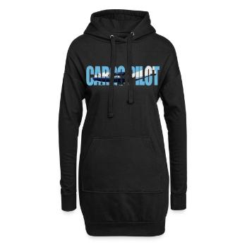 Cargo pilot An-12 - Hoodie-Kleid - Schwarz - Vorne