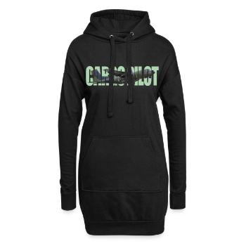 Cargo pilot C-160 - Hoodie-Kleid - Schwarz - Vorne