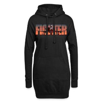 Fighter F-4 Phantom - Hoodie-Kleid - Schwarz - Vorne