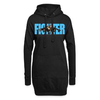 Fighter Harrier - Hoodie-Kleid - Schwarz - Vorne