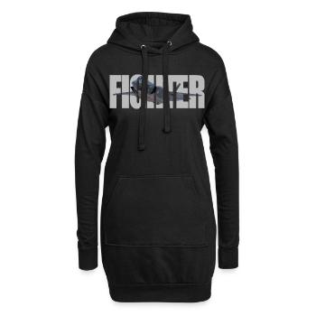 Fighter F-35 Lightning II - Hoodie-Kleid - Schwarz - Vorne