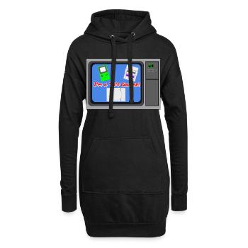 Je suis un gamer des années 90 - Sweat-shirt à capuche long Femme - noir - Devant