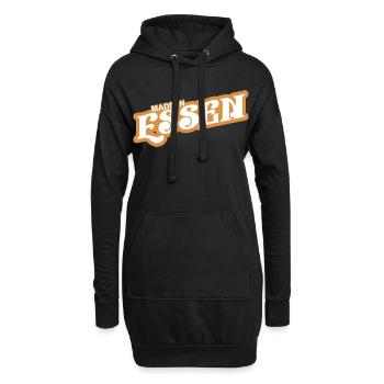 Essen - weil´s Deine Stadt ist! - Hoodie-Kleid - Schwarz - Vorne