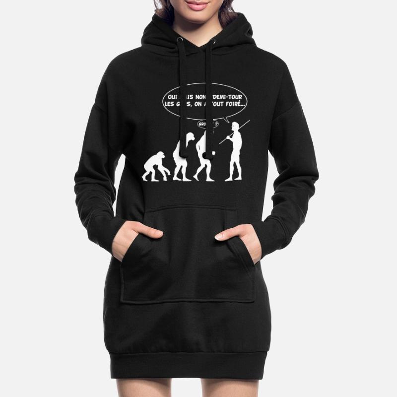 Evolution error (white) Hoodie Dress