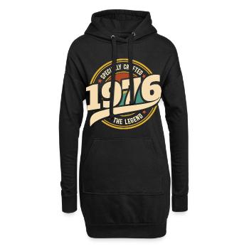 1976 Legend 50 Jahre Jubiläum Mann - Hoodie-Kleid - Schwarz - Vorne