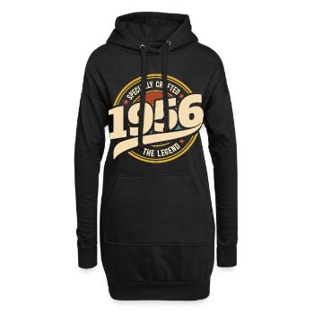 1956 Légende 70 Ans Anniversaire Homme - Sweat-shirt à capuche long Femme - noir - Devant