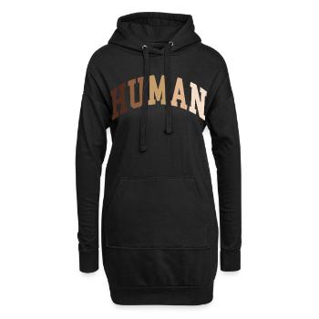 Humain Humain Africain - Sweat-shirt à capuche long Femme - noir - Devant