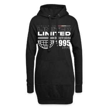 1995 Geburtstagsgeschenk - Vintage 1995, 30. Gebur - Hoodie-Kleid - Schwarz - Vorne