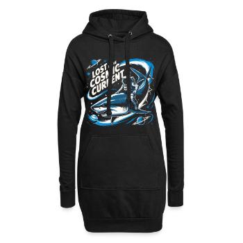 Astronomie & Kosmologie - Hai Surreal - Spruch - Hoodie-Kleid - Schwarz - Vorne