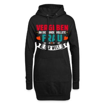 Malle VERGEBEN AN DIE WUNDERVOLLSTE FRAU - Hoodie-Kleid - Schwarz - Vorne