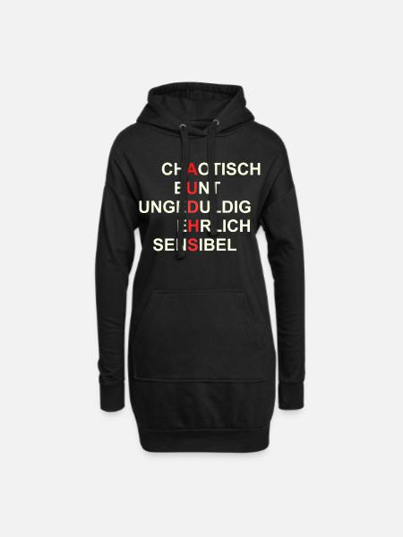 L’AUDHS est visiblement différente. Visible I. - Sweat-shirt à capuche long Femme - noir