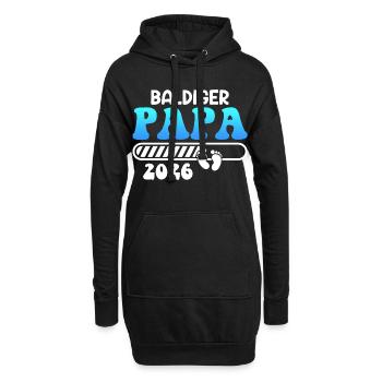 BALD PAPA 2026 Vaterschaft Lustiges - Hoodie-Kleid - Schwarz - Vorne