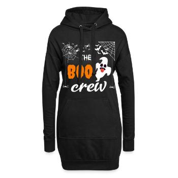 The Boo Crew lustiges Halloween Geister Kostüm Top - Hoodie-Kleid - Schwarz - Vorne