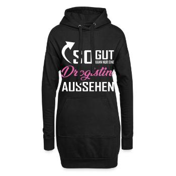 Seul un pharmacien peut avoir l’air aussi bien - Sweat-shirt à capuche long Femme - noir - Devant