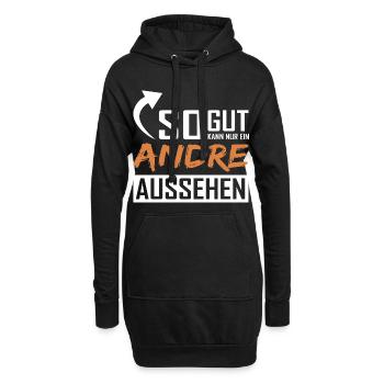 So gut kann nur ein Andre aussehen - Hoodie-Kleid - Schwarz - Vorne