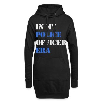 In meiner Polizeiära - Hoodie-Kleid - Schwarz - Vorne