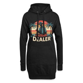 Musubi Dealer - Hoodie-Kleid - Schwarz - Vorne