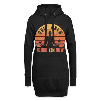 Kaffeeentzug Ex-Kaffeetrinker Quit Brew - Hoodie-Kleid - Schwarz - Vorne