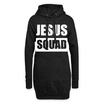 Jesus Squad Logo Tee - Hoodie-Kleid - Schwarz - Vorne