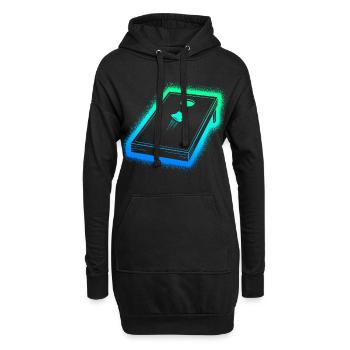 Joueurs de Cornhole Enfants Hommes Garçons Cornhole - Sweat-shirt à capuche long Femme - noir - Devant