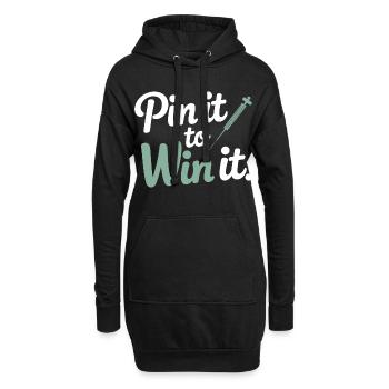 Lizenzierte TCM-Praktiker-Expertengenauigkeit - Hoodie-Kleid - Schwarz - Vorne