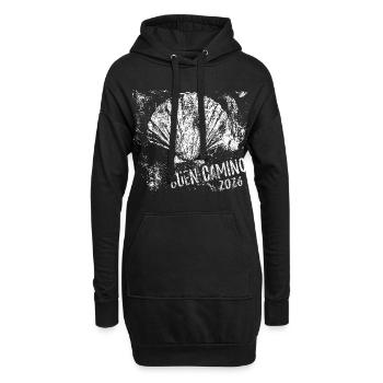 Buen Camino 2026 | Jakobsweg, Pilger, Santiago - Hoodie-Kleid - Schwarz - Vorne