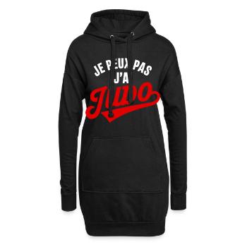 Ich kann nicht, ich habe Judo, Humor, Judoka. - Hoodie-Kleid - Schwarz - Vorne