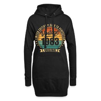Limitierte Jubiläumsausgabe von 1983 - Hoodie-Kleid - Schwarz - Vorne