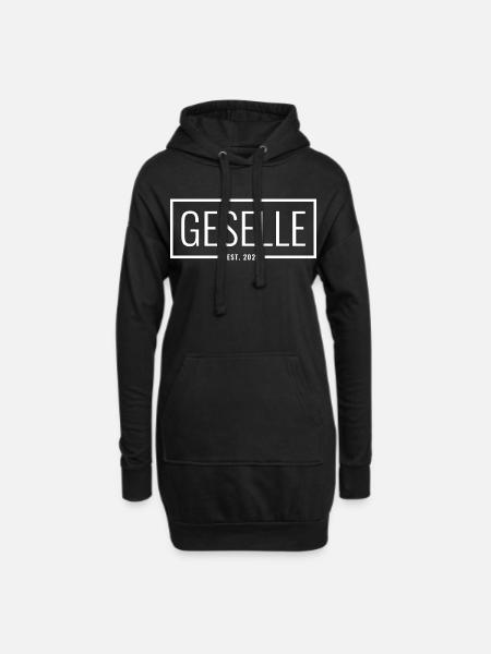 Geselle Est. 2026 - Hoodie-Kleid - Schwarz