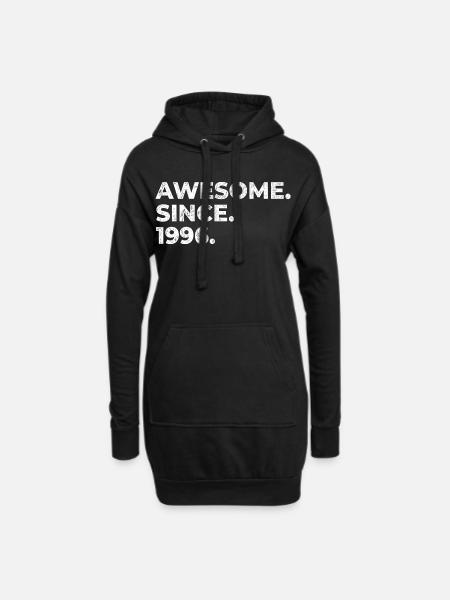 Awesome since 1996 | Geburtstag | Geschenk - Hoodie-Kleid - Schwarz