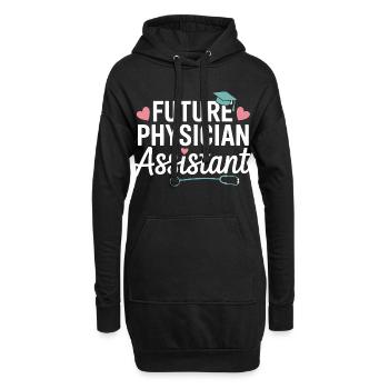 Future Physician Assistant Style - Hoodie Dress - black - Front