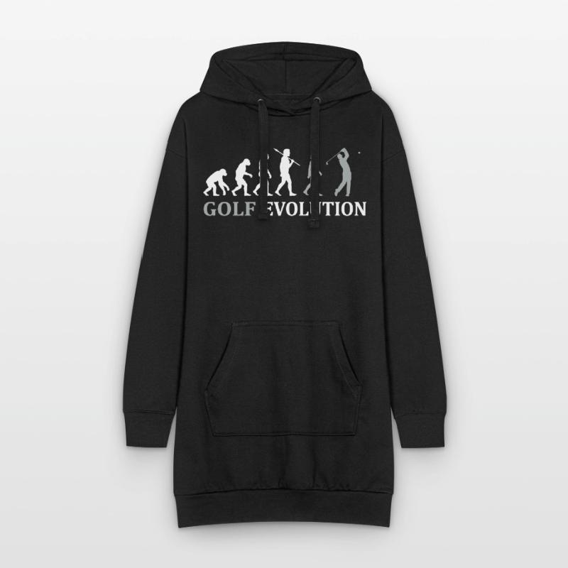 Golf Evolution – Das perfekte Golfer Geschenk Hoodie-Kleid