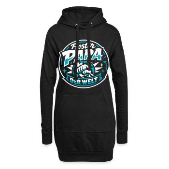 Best Dad in the World Funny Cute Gift - Hoodie Dress - black - Front
