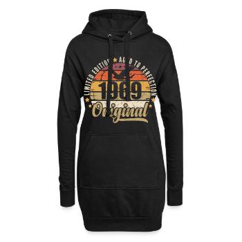 Geburtstagsgeschenk 1969 1969 Original 1969 - Hoodie-Kleid - Schwarz - Vorne