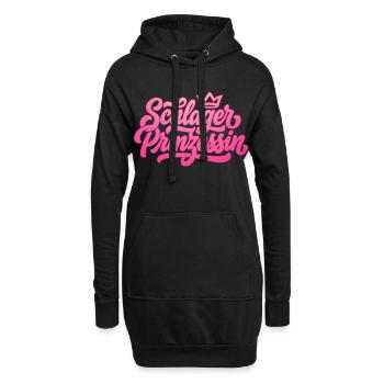 Schlagerprinzessin - Schlager Prinzessin  - Hoodie-Kleid - Schwarz - Vorne