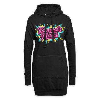 Karnevalsmaus Lustig Süß Party Geschenk - Hoodie-Kleid - Schwarz - Vorne