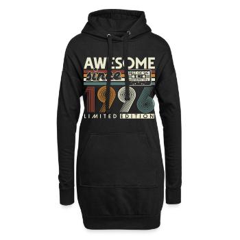 Cadeau rétro pour le 30e anniversaire 1996 - Sweat-shirt à capuche long Femme - noir - Devant