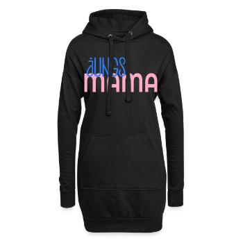 Jungs Mama Muttertag - Hoodie-Kleid - Schwarz - Vorne