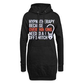 Zertifizierter Spezialist für klinische kognitive Regulation - Hoodie-Kleid - Schwarz - Vorne