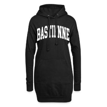 Bastienne - Hoodie-Kleid - Schwarz - Vorne
