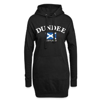 Dundee, Écosse - Sweat-shirt à capuche long Femme - noir - Devant