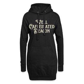 Diakon des religiösen Kaffeedienstes der Kirche - Hoodie-Kleid - Schwarz - Vorne