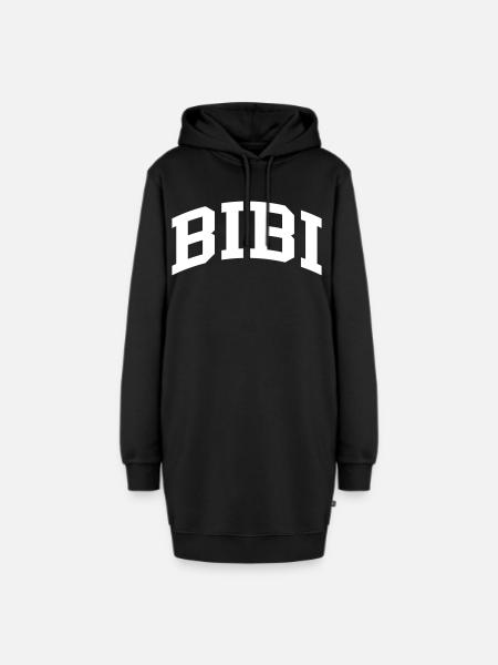 Bibi - Hoodie-Kleid - Schwarz